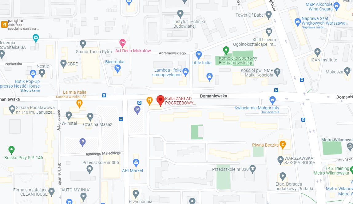 zakład pogrzebowy Warszawa Mokotów